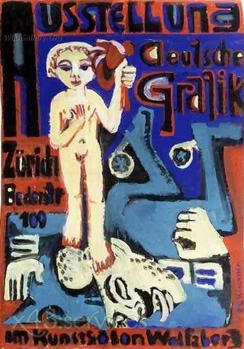 Ernst Ludwig Kirchner - Ausstellung Deutsche Grafik im Kunstsalon Wolfsberg